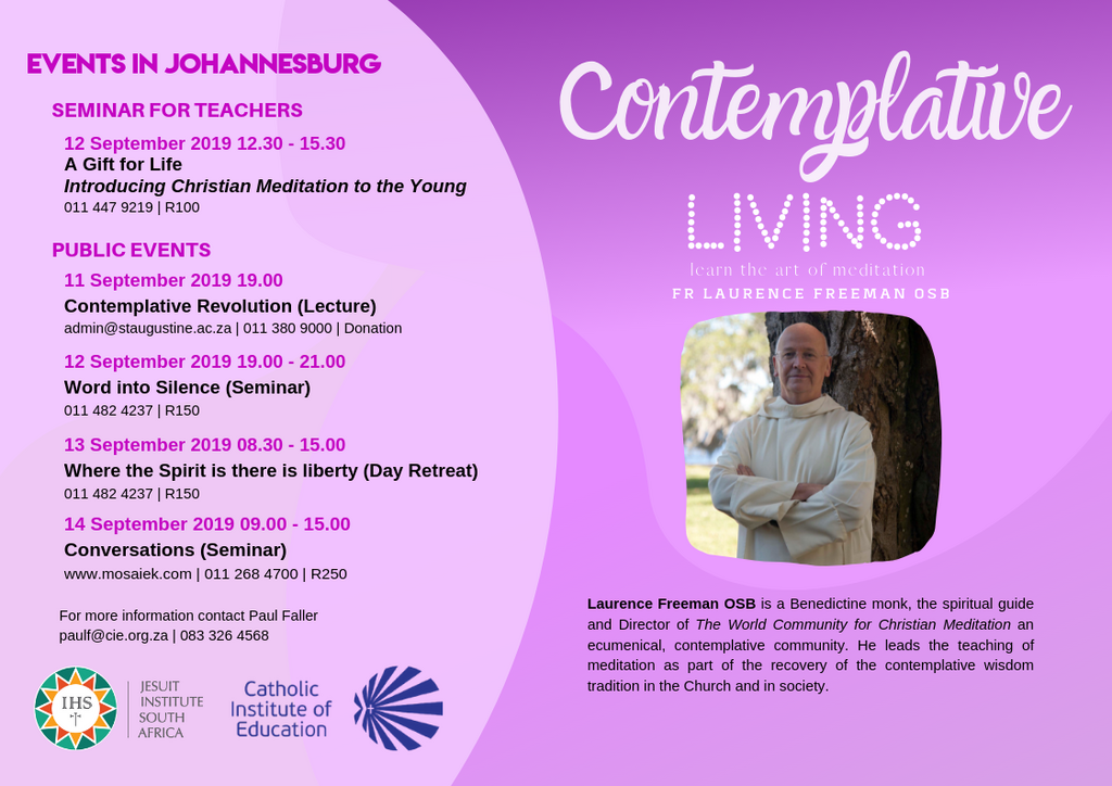 Contemplative Living Johannesburg