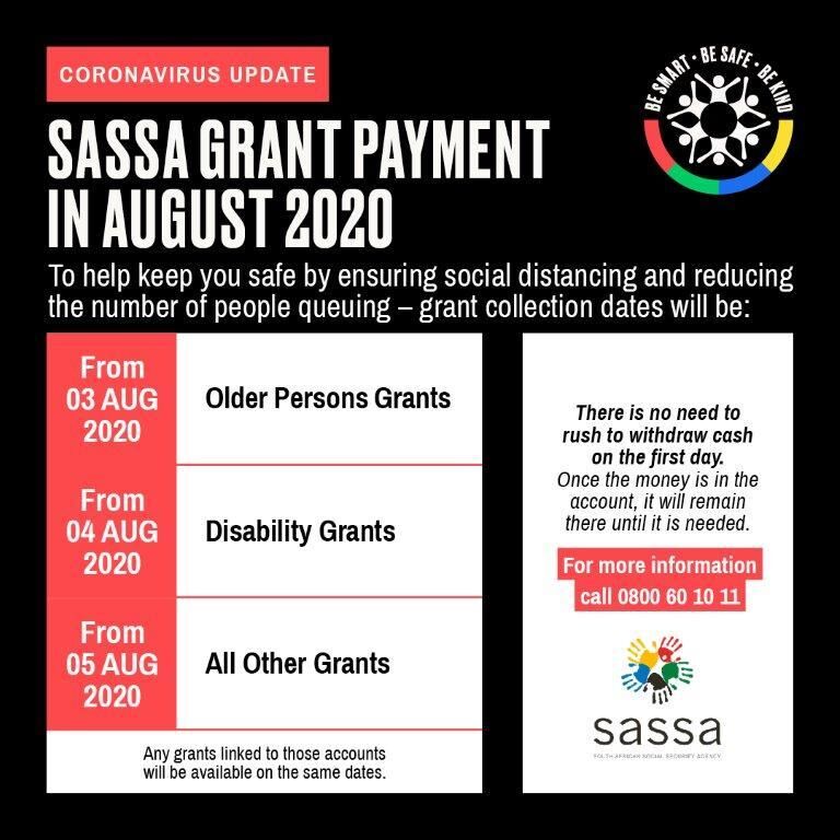 2020 07 24 Sassa Grant August Payments V1